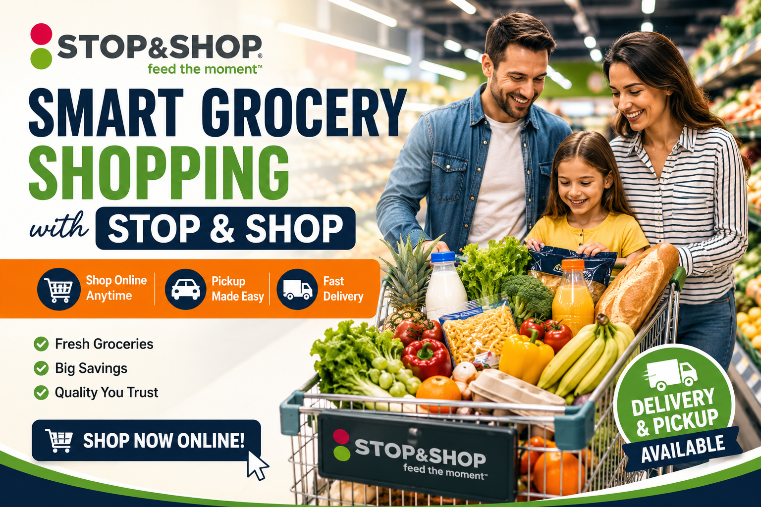 Smart Grocery Shopping with Stop & Shop – Delivery & Pickup Guide